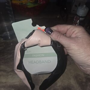 Fashion Brand Company Pink and Black Headband